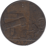 1793 HALFPENNY TOKEN WILKINSON IRONWORKS SHROPSHIRE - HALFPENNY TOKENS - Cambridgeshire Coins