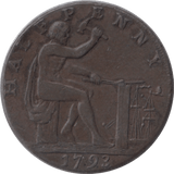 1793 HALFPENNY TOKEN WILKINSON IRONWORKS SHROPSHIRE - HALFPENNY TOKENS - Cambridgeshire Coins