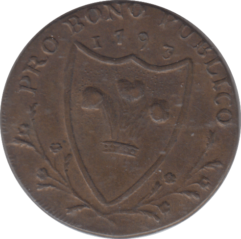 1793 NORTH WALES FARTHING - FARTHING TOKEN - Cambridgeshire Coins