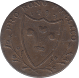 1793 NORTH WALES FARTHING - FARTHING TOKEN - Cambridgeshire Coins