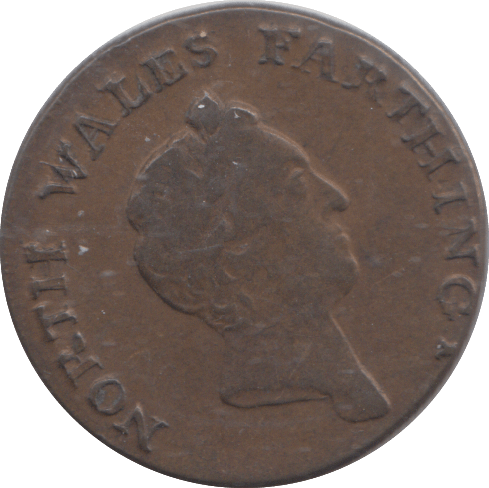 1793 NORTH WALES FARTHING - FARTHING TOKEN - Cambridgeshire Coins