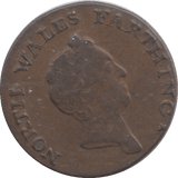 1793 NORTH WALES FARTHING - FARTHING TOKEN - Cambridgeshire Coins