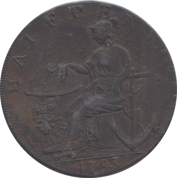 1793 NORWICH HALFPENNY TOKEN - HALFPENNY TOKEN - Cambridgeshire Coins