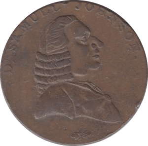 1793 SAMUEL JOHNSON HALFPENNY TOKEN - PENNY TOKEN - Cambridgeshire Coins