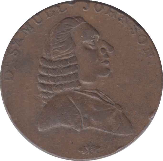 1793 SAMUEL JOHNSON HALFPENNY TOKEN - PENNY TOKEN - Cambridgeshire Coins