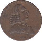 1793 SAMUEL JOHNSON HALFPENNY TOKEN - PENNY TOKEN - Cambridgeshire Coins