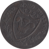 1793 SOUTH WALES FARTHING TOKEN - FARTHING TOKEN - Cambridgeshire Coins