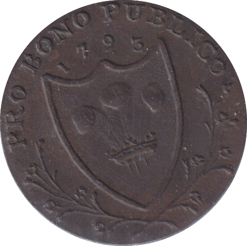 1793 SOUTH WALES FARTHING TOKEN - OTHER TOKENS - Cambridgeshire Coins