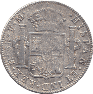 1793 SPANISH SILVER 8 REALES - WORLD COINS - Cambridgeshire Coins