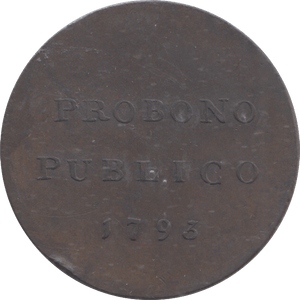 1793 SUDBURY HALFPENNY TOKEN - PENNY TOKEN - Cambridgeshire Coins