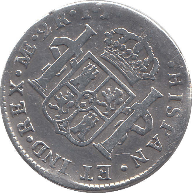 1794 2 REALES MEXICO - WORLD COINS - Cambridgeshire Coins