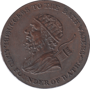1794 BATH HALFPENNY TOKEN - HALFPENNY TOKEN - Cambridgeshire Coins