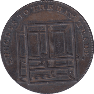 1794 COLCHESTER HALFPENNY TOKEN - HALFPENNY TOKEN - Cambridgeshire Coins