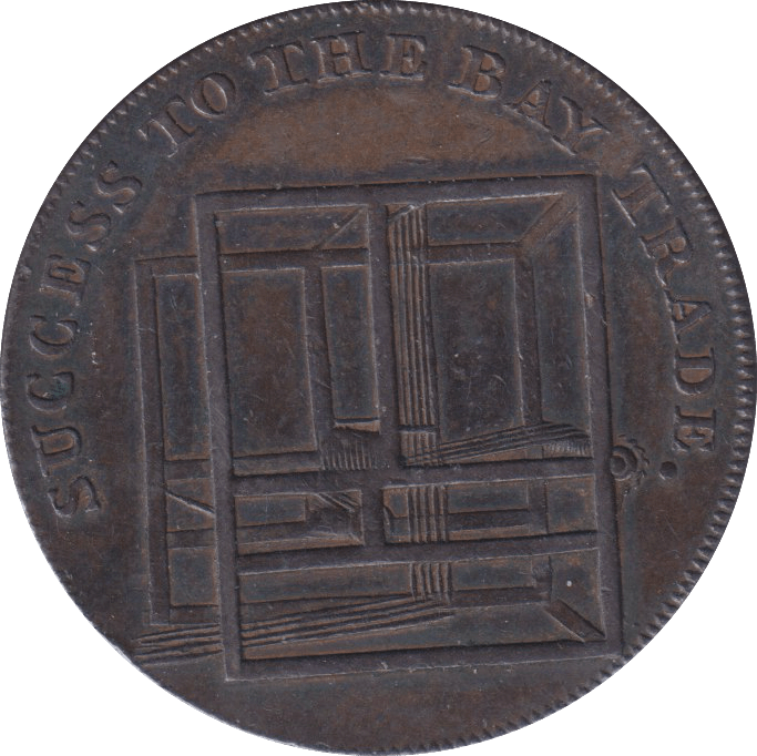 1794 COLCHESTER HALFPENNY TOKEN - HALFPENNY TOKEN - Cambridgeshire Coins