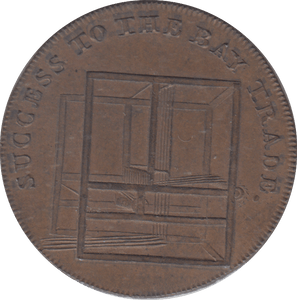 1794 COLCHESTER HALFPENNY TOKEN - HALFPENNY - Cambridgeshire Coins