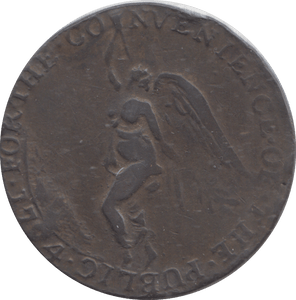 1794 CONVENIENCE OF THE PUBLIC ANGEL SHEAF HALFPENNY TOKEN - HALFPENNY TOKEN - Cambridgeshire Coins