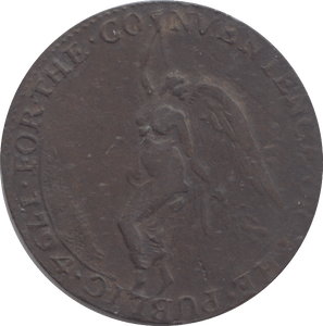 1794 CONVENIENCE OF THE PUBLIC ANGEL SHEAF HALFPENNY TOKEN - HALFPENNY TOKEN - Cambridgeshire Coins