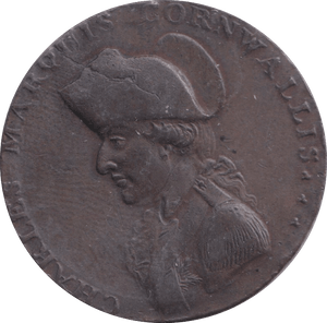 1794 CORNWELL PENNY TOKEN - PENNY TOKEN - Cambridgeshire Coins