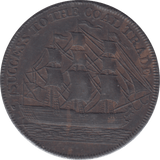 1794 DURHAM SOUTH SHIELDS HALFPENNY TOKEN - HALFPENNY TOKEN - Cambridgeshire Coins