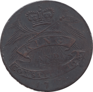 1794 EARL HOWE & THE GLORIOUS FIRST OF JUNE COMMEMORATIVE COIN - WORLD COINS - Cambridgeshire Coins