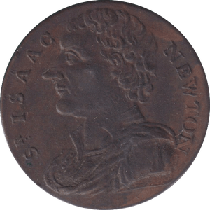 1794 FARTHING TOKEN SIR ISAAC NEWTON - HALFPENNY TOKEN - Cambridgeshire Coins