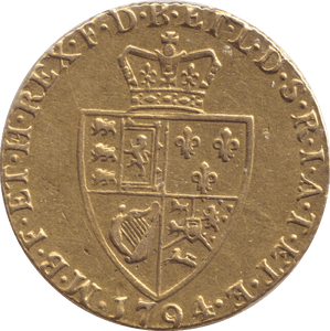 1794 GOLD GUINEA ( VF ) EX-MOUNT - GUINEAS - Cambridgeshire Coins