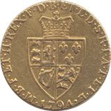 1794 GOLD GUINEA ( VF ) - GUINEAS - Cambridgeshire Coins