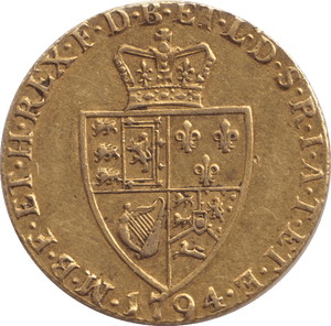 1794 GOLD ONE GUINEA ( GVF ) - GUINEAS - Cambridgeshire Coins