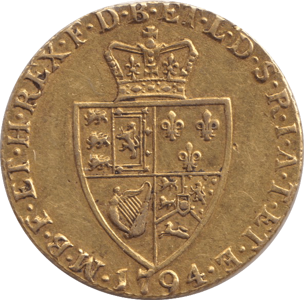 1794 GOLD ONE GUINEA ( GVF ) - GUINEAS - Cambridgeshire Coins