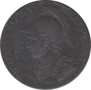 1794 GOSPORT HALFPENNY TOKEN - HALFPENNY TOKEN - Cambridgeshire Coins