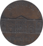 1794 HALF PENNY NEWGATE PRISON TOKEN - WORLD COINS - Cambridgeshire Coins