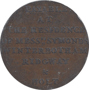 1794 HALF PENNY NEWGATE PRISON TOKEN - WORLD COINS - Cambridgeshire Coins