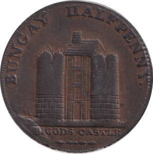 1794 HALF PENNY TOKEN BUNGAY - HALFPENNY TOKEN - Cambridgeshire Coins