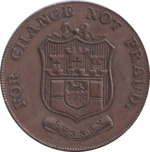 1794 HALF PENNY TOKEN KENT - HALFPENNY TOKEN - Cambridgeshire Coins