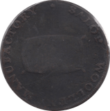 1794 HALF PENNY TOKEN SHREWSBURY - HALFPENNY TOKEN - Cambridgeshire Coins