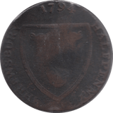 1794 HALF PENNY TOKEN SHREWSBURY - HALFPENNY TOKEN - Cambridgeshire Coins
