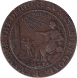1794 HALFPENNY BATH PRINTERS TOKEN - HALFPENNY TOKENS - Cambridgeshire Coins