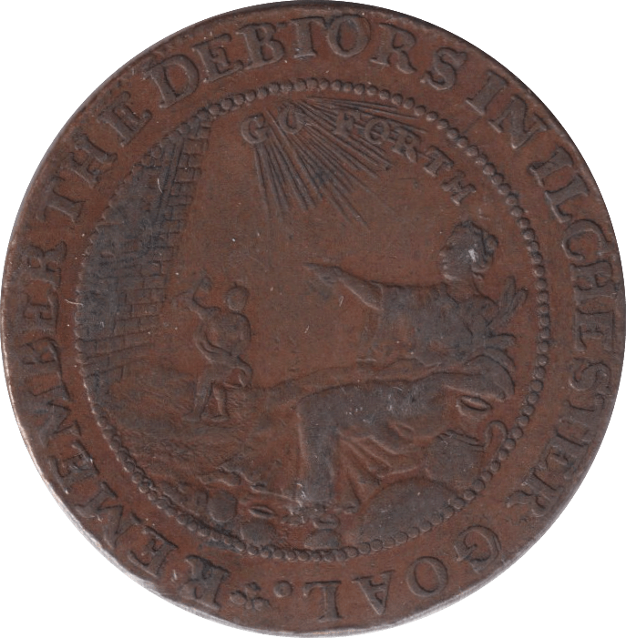 1794 HALFPENNY BATH TOKEN - HALFPENNY TOKENS - Cambridgeshire Coins