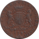 1794 HALFPENNY BATH TOKEN - HALFPENNY TOKENS - Cambridgeshire Coins