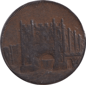 1794 HALFPENNY BURY ST EDMUNDS TOKEN - HALFPENNY TOKENS - Cambridgeshire Coins
