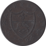 1794 HALFPENNY DUKE OF LANCASTER TOKEN LANCASTER - HALFPENNY TOKENS - Cambridgeshire Coins