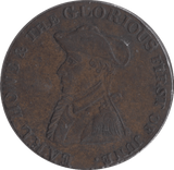 1794 HALFPENNY EARL HOWE TOKEN - HALFPENNY TOKENS - Cambridgeshire Coins