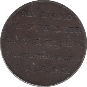 1794 HALFPENNY PEACE AND PLENTY TOKEN CAMBRIDGE - HALFPENNY TOKENS - Cambridgeshire Coins