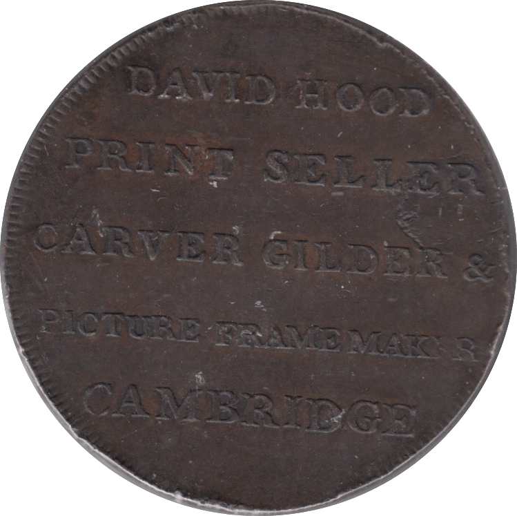 1794 HALFPENNY PEACE AND PLENTY TOKEN CAMBRIDGE - HALFPENNY TOKENS - Cambridgeshire Coins