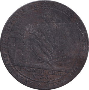 1794 HALFPENNY TOKEN BATH - HALFPENNY TOKEN - Cambridgeshire Coins