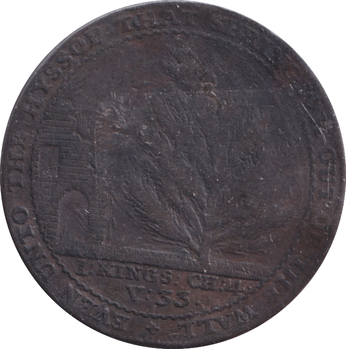 1794 HALFPENNY TOKEN BATH - HALFPENNY TOKEN - Cambridgeshire Coins