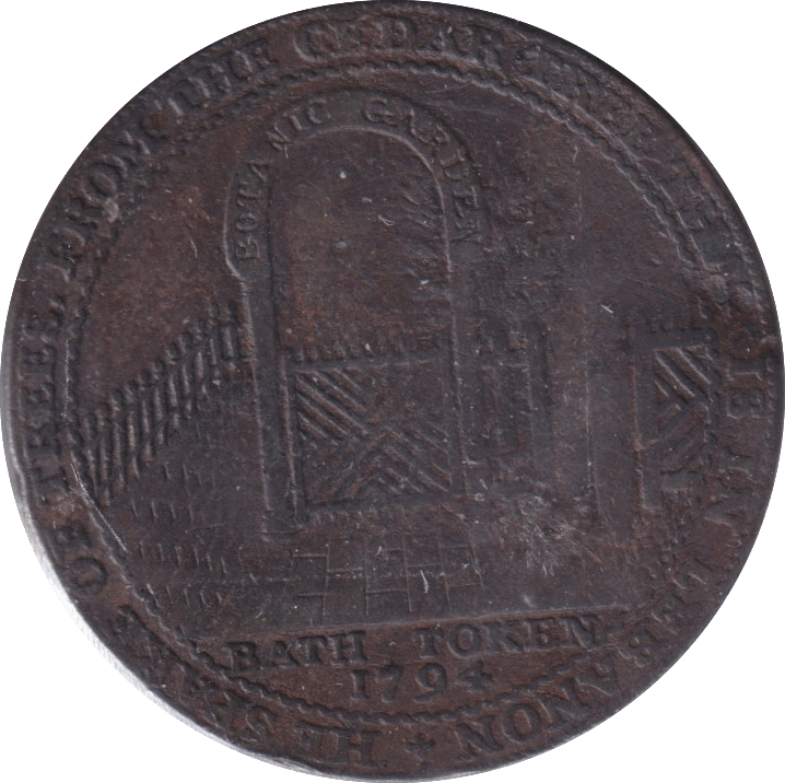 1794 HALFPENNY TOKEN BATH - HALFPENNY TOKEN - Cambridgeshire Coins