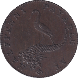 1794 HALFPENNY TOKEN BIRMINGHAM - HALFPENNY TOKEN - Cambridgeshire Coins