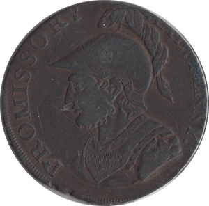 1794 HALFPENNY TOKEN HAMPSHIRE - HALFPENNY TOKENS - Cambridgeshire Coins