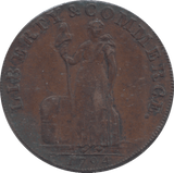 1794 HALFPENNY TOKEN HOWARD - HALFPENNY TOKEN - Cambridgeshire Coins